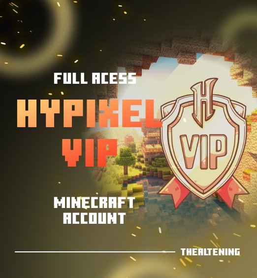 Full Access Minecraft Account (Hypixel VIP) thealtening logo