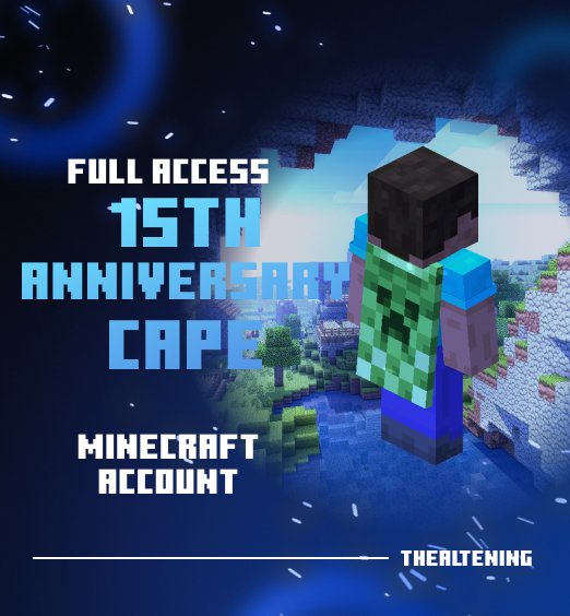 Full Access Minecraft Account (Anniversary) thealtening logo