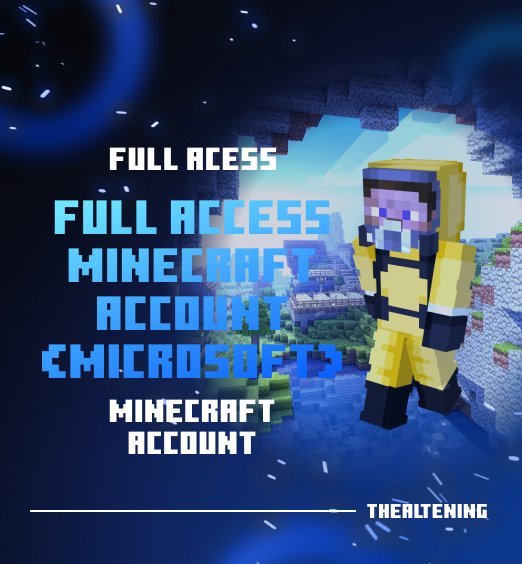 Full Access Minecraft Account (Microsoft) thumbnail
