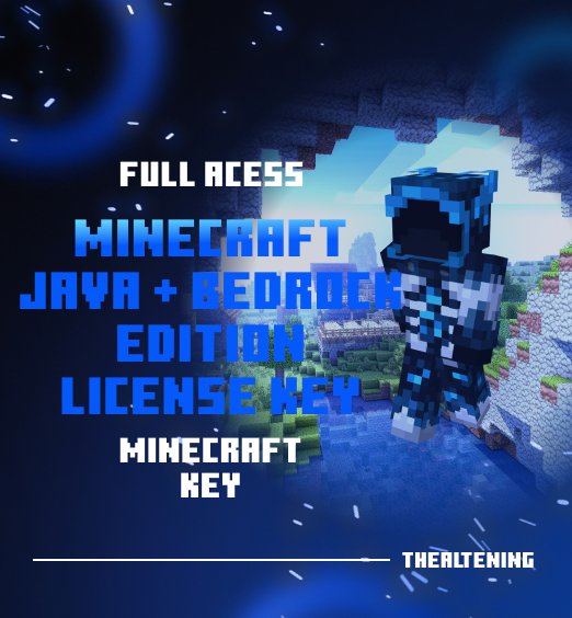 Minecraft Java + Bedrock Edition License Key thealtening logo