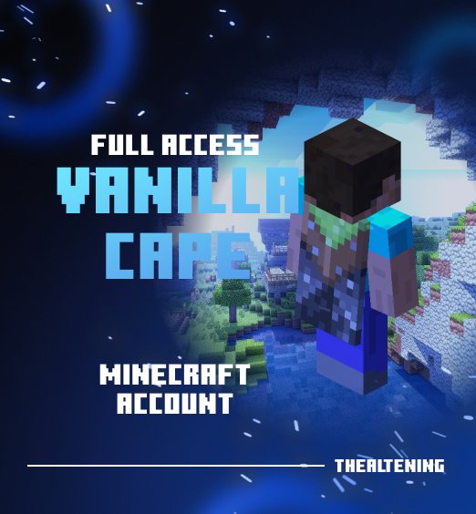 Full Access Minecraft Account (Vanilla) thealtening logo